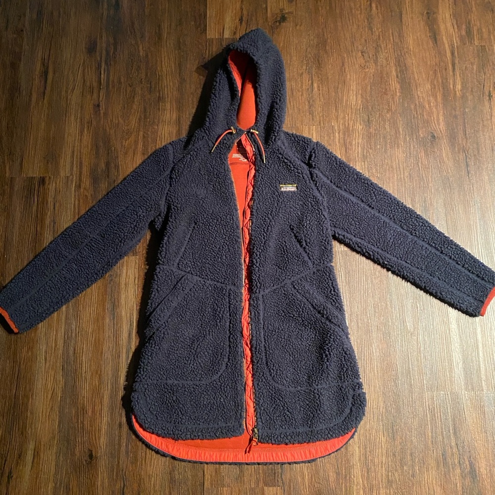 L.L. Blue Fleece Coat